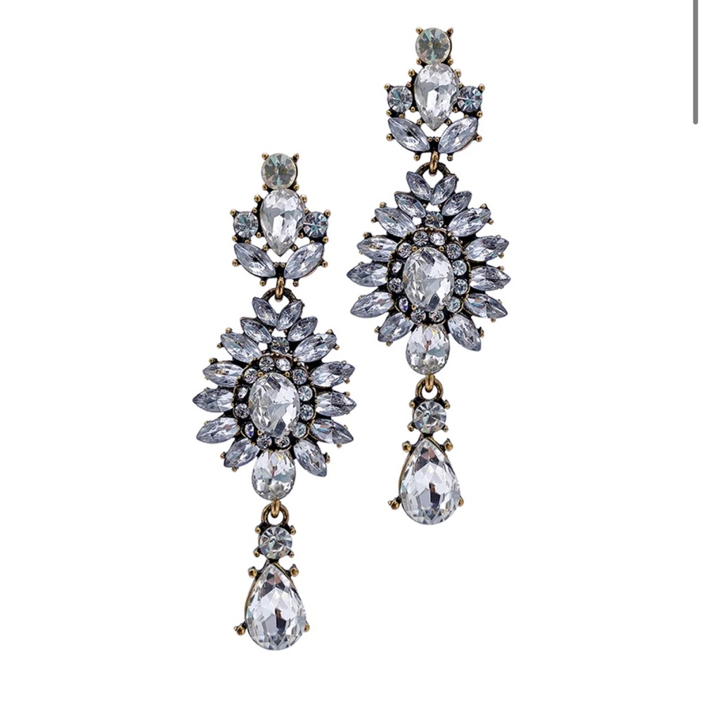 Gemstone Chandelier Earrings From Adornia Nwt